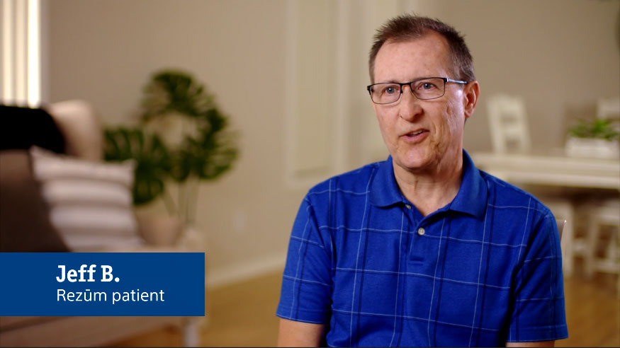 Jim a Rezum patient.
