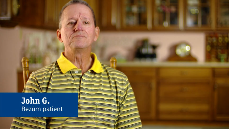 Jim a Rezum patient.